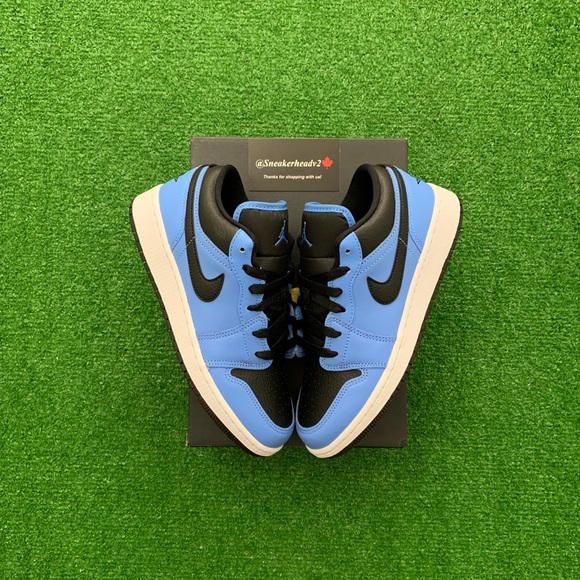 -Edm- 💠*NEW* Air Jordan 1 Low “University Blue” (GS) - Picture 2 of 11